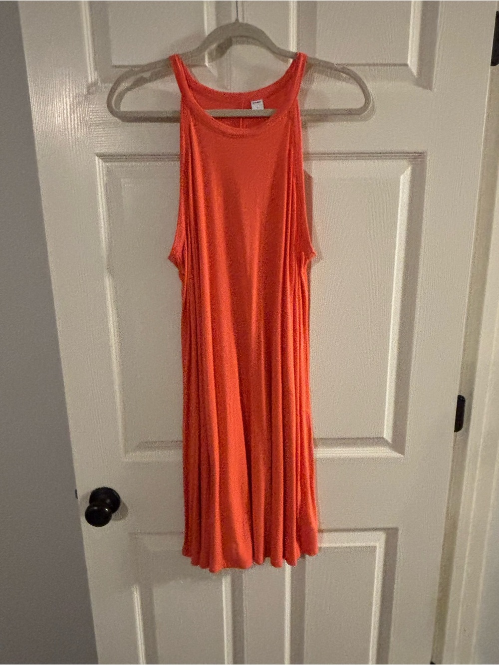 Old Navy Sleeveless Coral Swing Dress (Large)